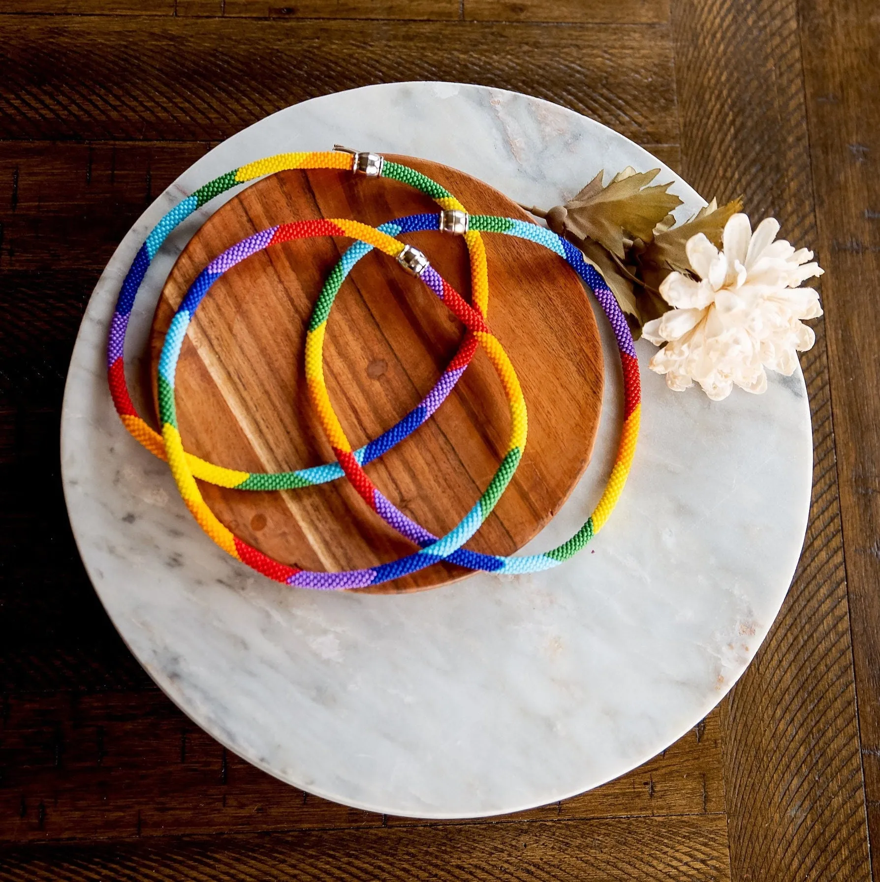 Rainbow Necklaces and Bracelets