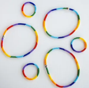 Rainbow Necklaces and Bracelets