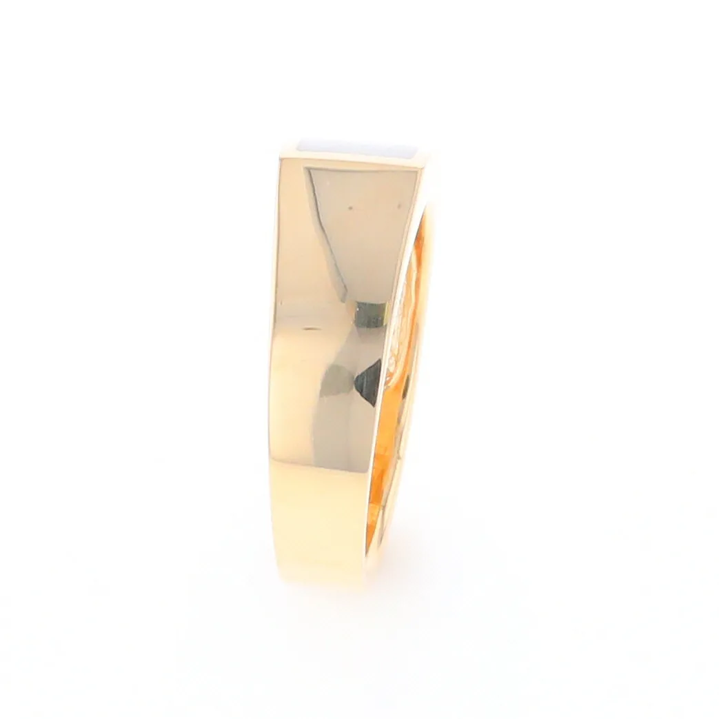 Rectangle Historic Quartz Inlaid Ring