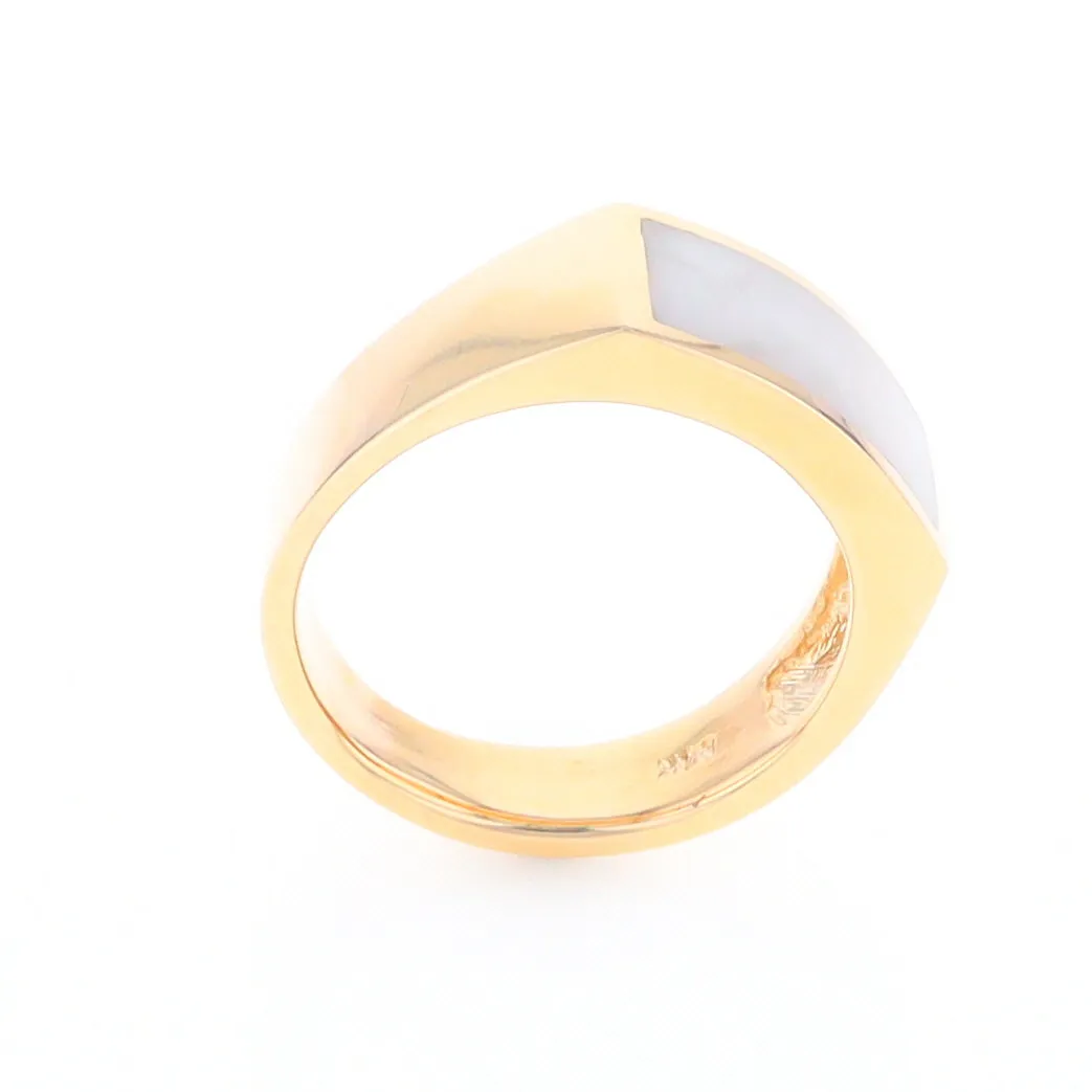 Rectangle Historic Quartz Inlaid Ring