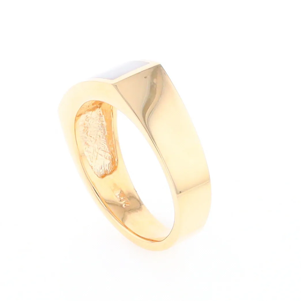 Rectangle Historic Quartz Inlaid Ring