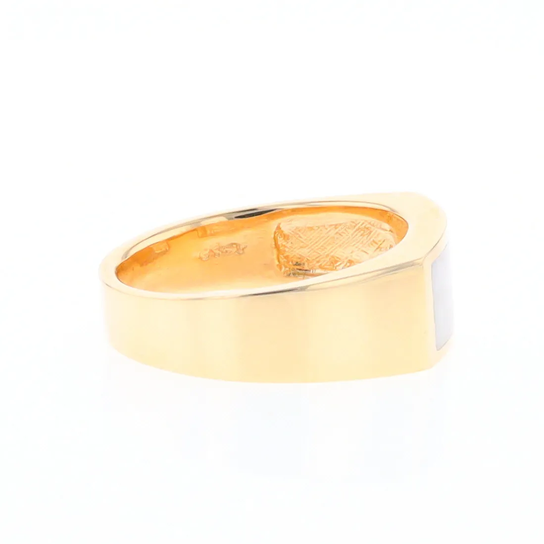 Rectangle Historic Quartz Inlaid Ring
