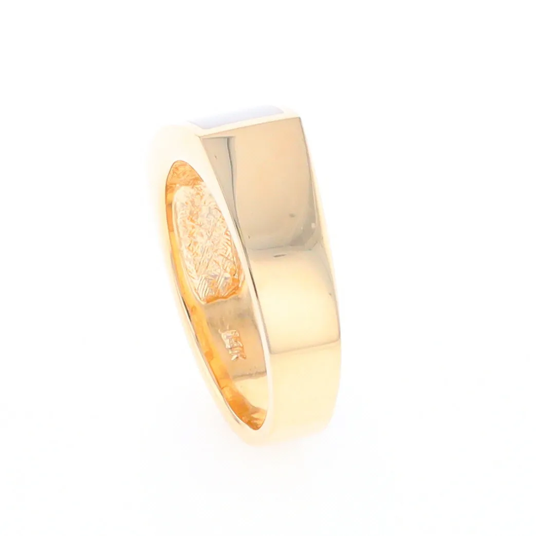 Rectangle Historic Quartz Inlaid Ring