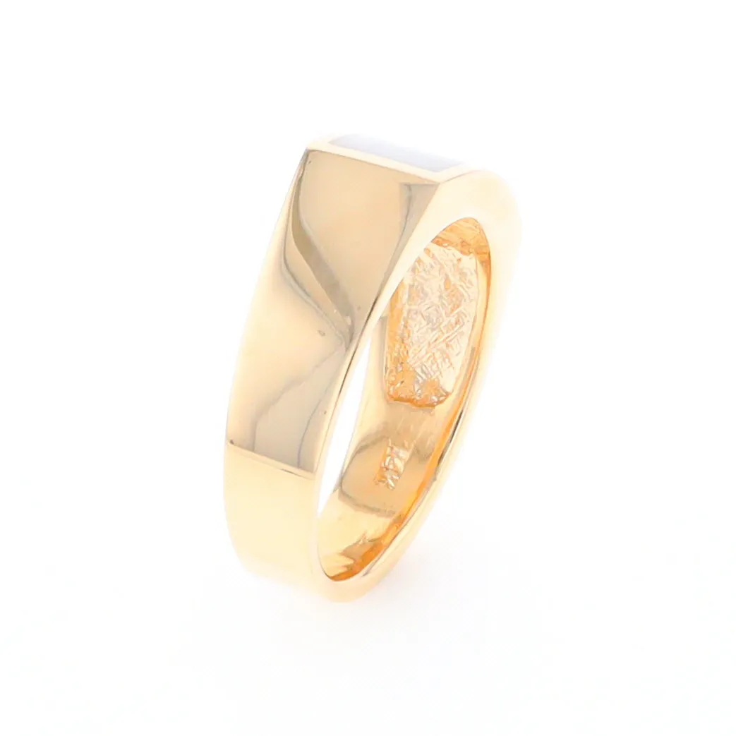 Rectangle Historic Quartz Inlaid Ring