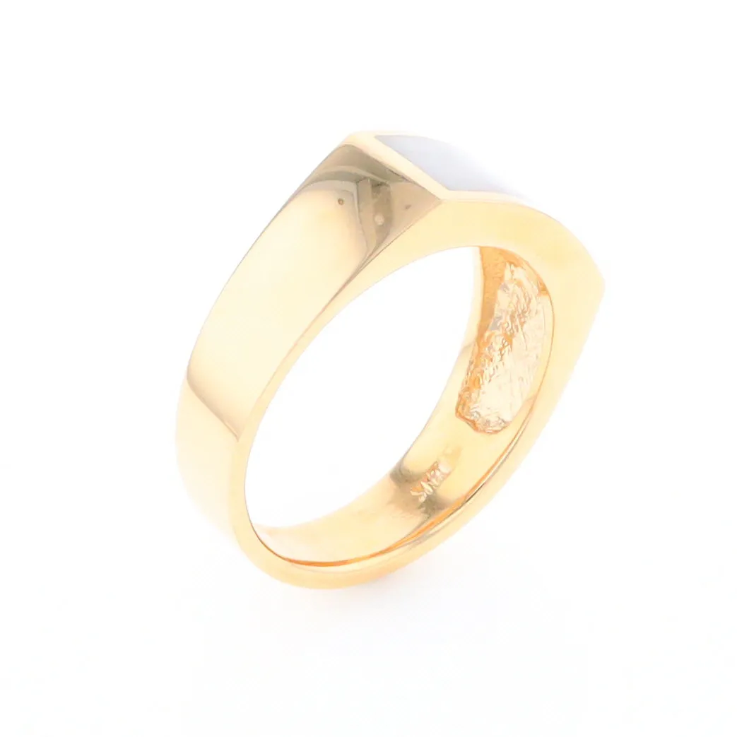 Rectangle Historic Quartz Inlaid Ring