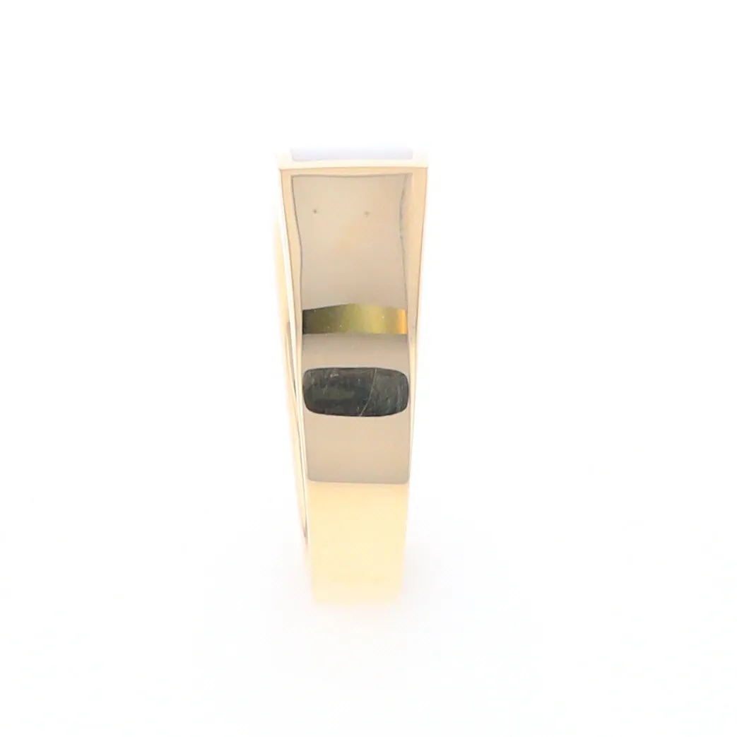 Rectangle Historic Quartz Inlaid Ring