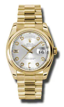 Rolex - Day-Date President Yellow Gold - Domed Bezel