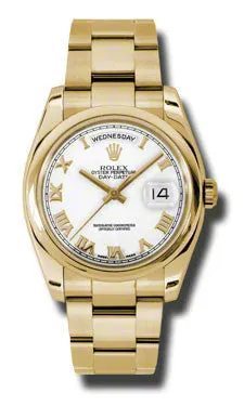 Rolex - Day-Date President Yellow Gold - Domed Bezel