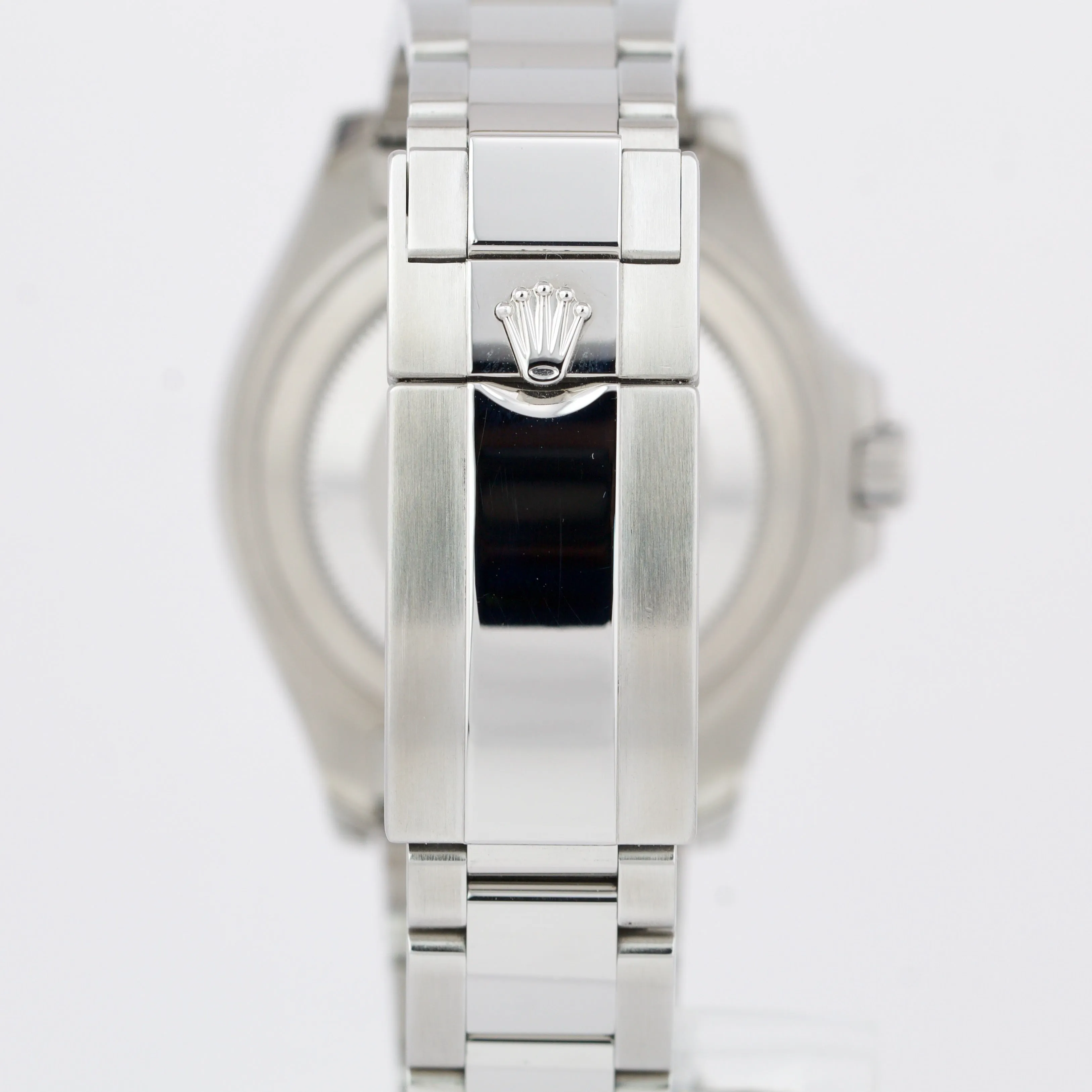 Rolex Yacht-Master Midsize Steel Rhodium Blue Gray 37mm Watch 268622 BOX PAPERS