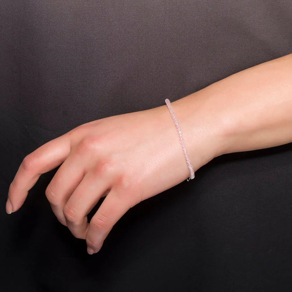 Rose Quartz Single Bracelet
