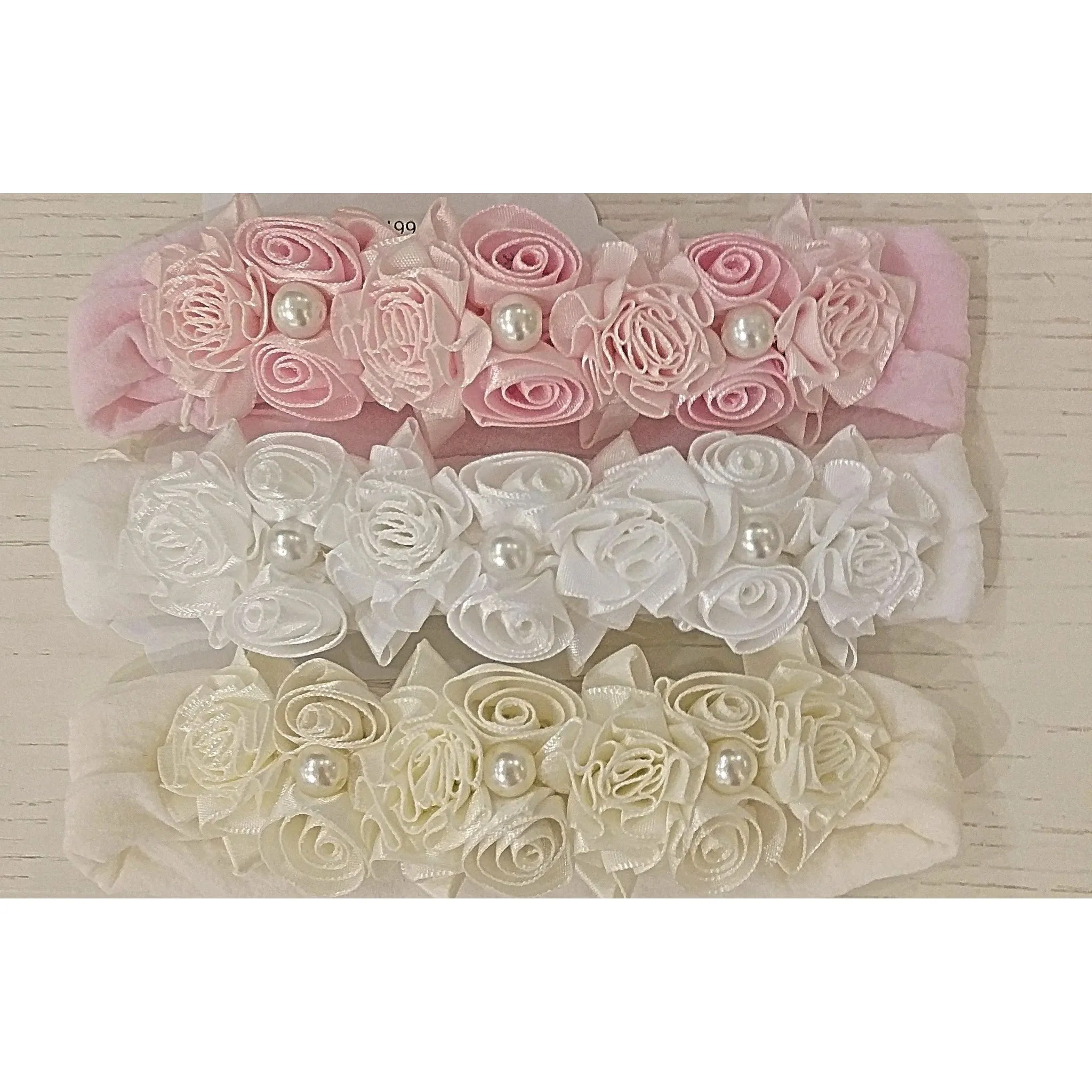 Roses and Pearls Headband
