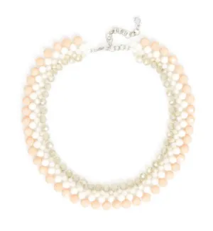 Ruling Buds Peach Collar Necklace