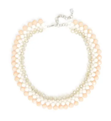 Ruling Buds Peach Collar Necklace