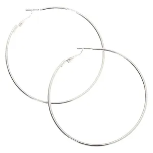 Silver Hoop Earrings