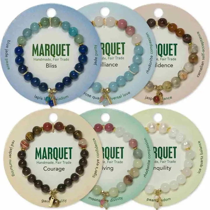 Stone and Crystal Energy Bracelet-Tranquility