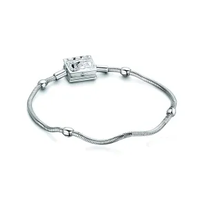 Storywheels Silver Diamond snake bracelet 20cm