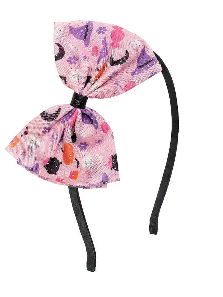 SWE Halloween Fun Tulle Bow Headband