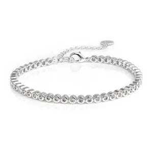 Tennis Chain Bracelet - Silver