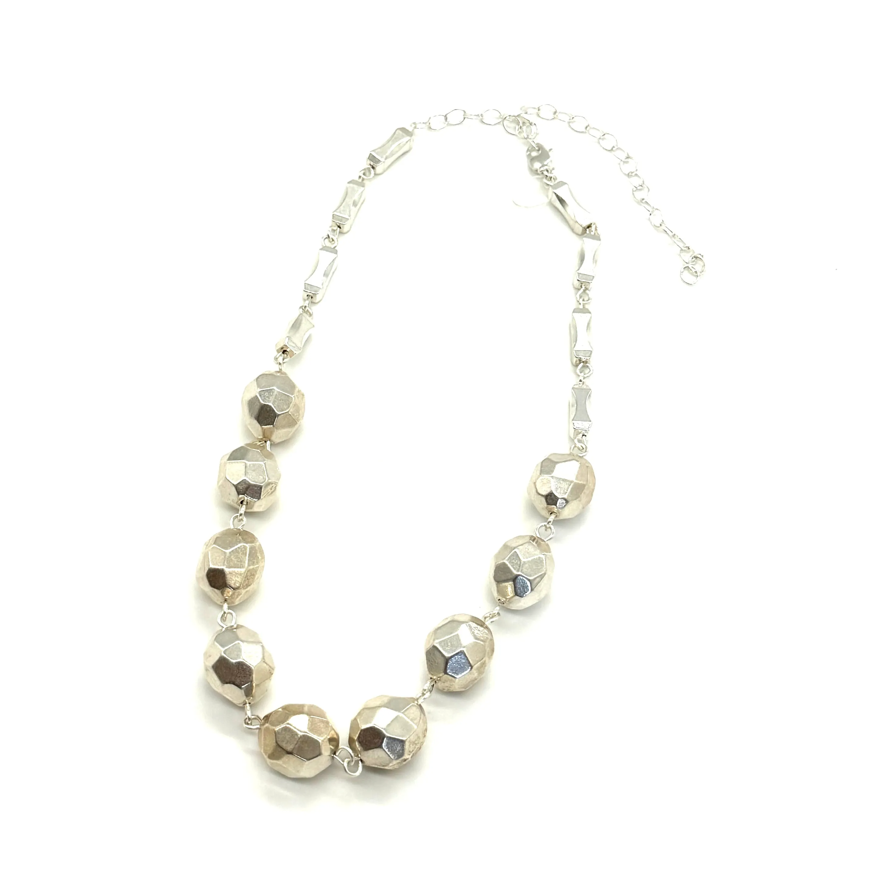 Western Nugget Silver Amelia Necklace