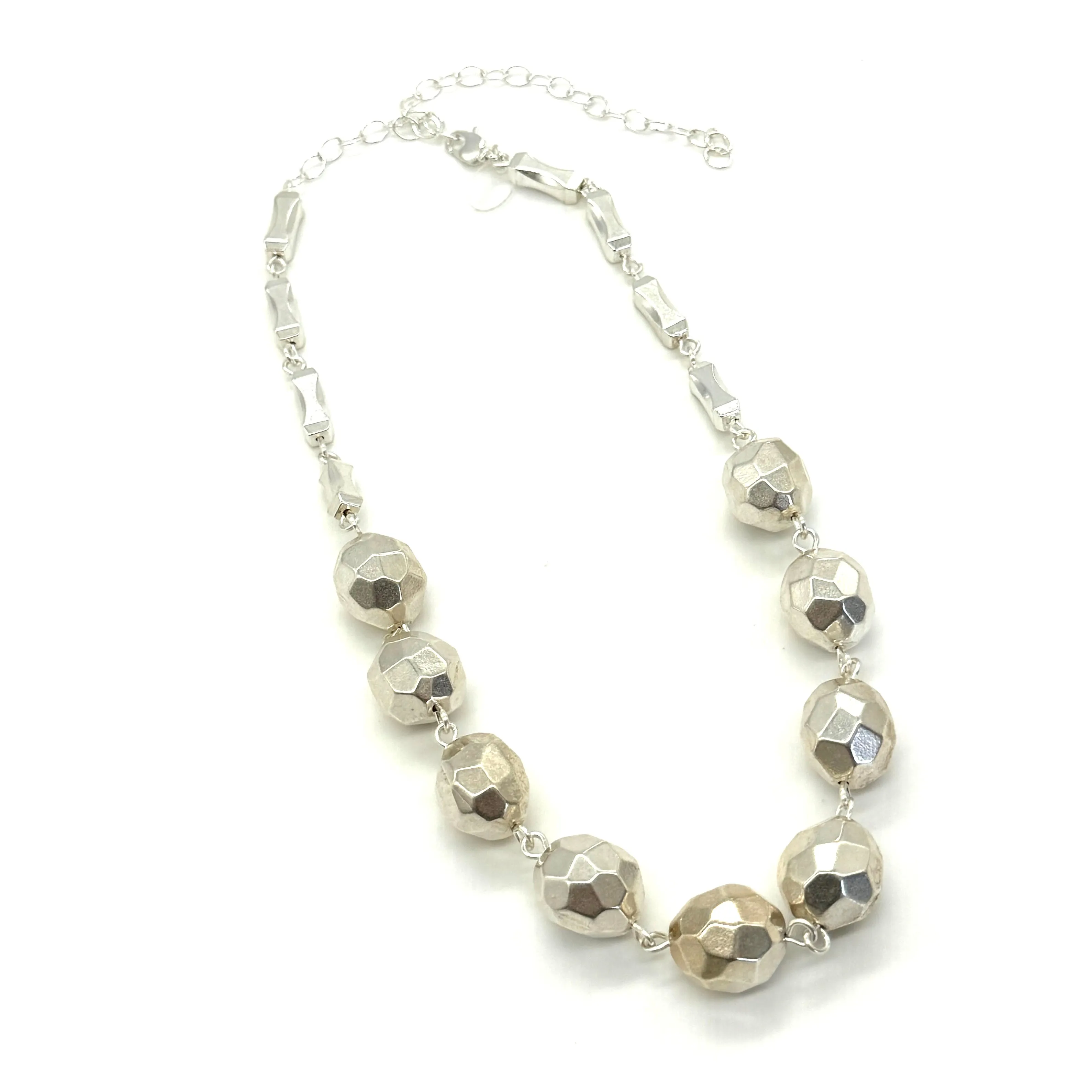 Western Nugget Silver Amelia Necklace