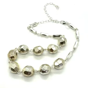 Western Nugget Silver Amelia Necklace