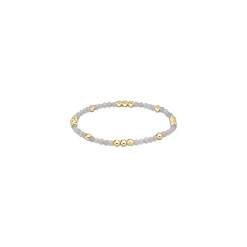 Worthy Pattern 3mm Bead Bracelet - Labradorite