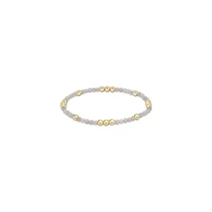 Worthy Pattern 3mm Bead Bracelet - Labradorite